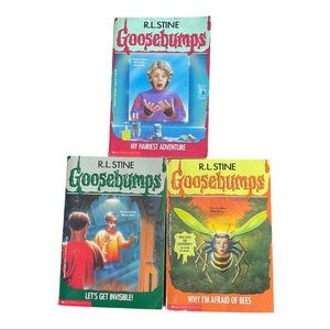 90’s R.L. Stine Goosebumps Books Vintage